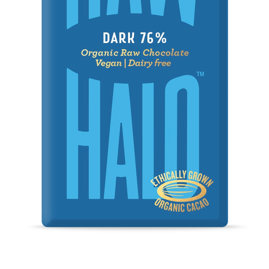 Raw Halo Dark  76% Chocolate - 35g