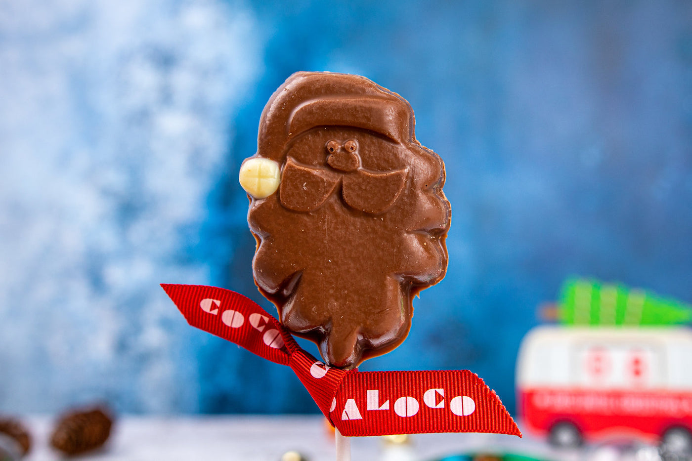 Cocoa Loco - Milk Chocolate Father Christmas Lolly