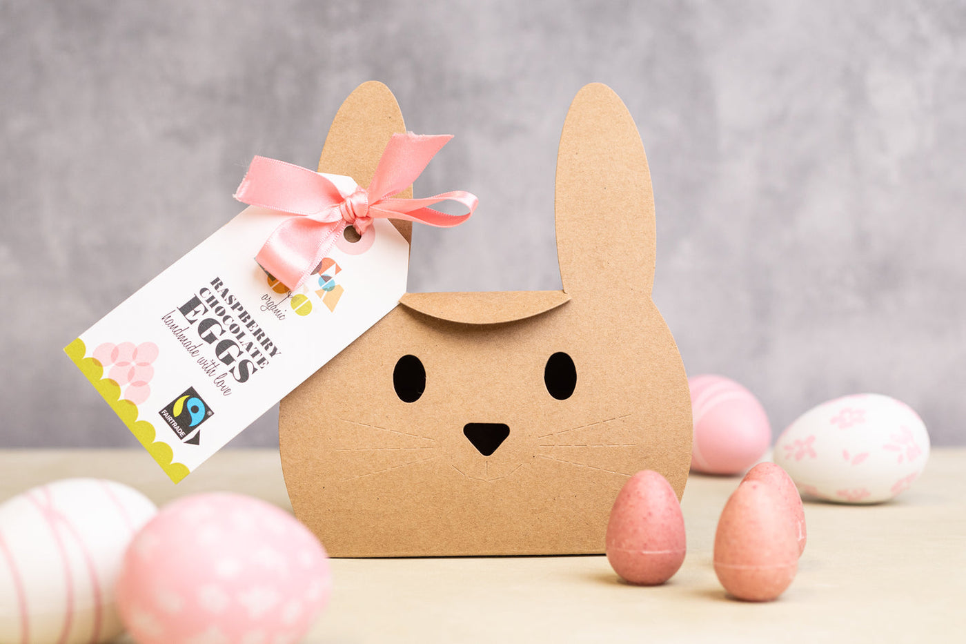 Cocoa Loco - White Chocolate & Raspberry Mini Eggs