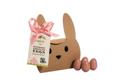 Cocoa Loco - White Chocolate & Raspberry Mini Eggs