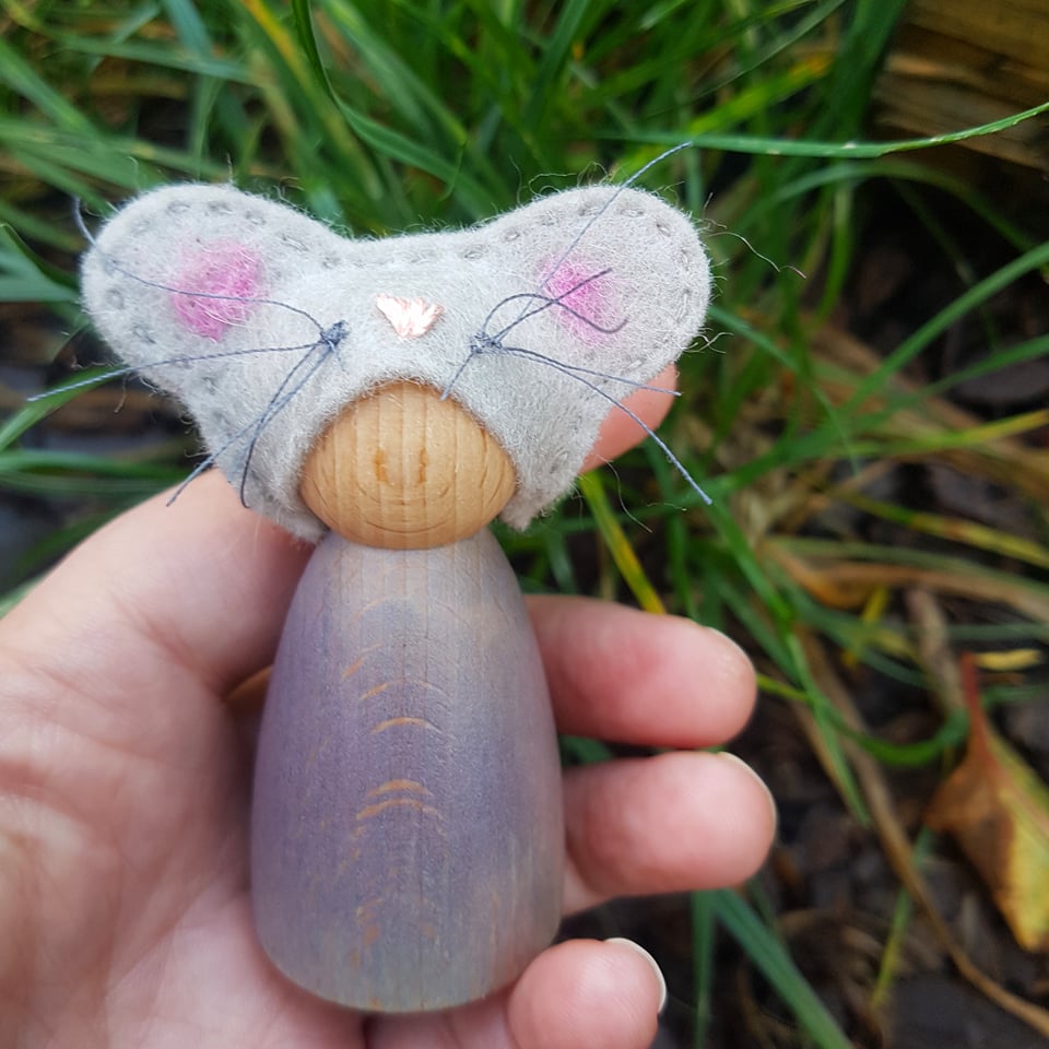 The Forest Folk - Handcrafted Peg Dolls