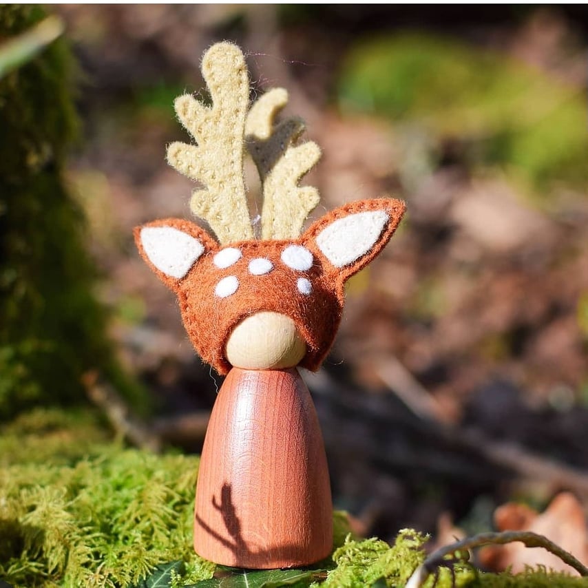The Forest Folk - Handcrafted Peg Dolls