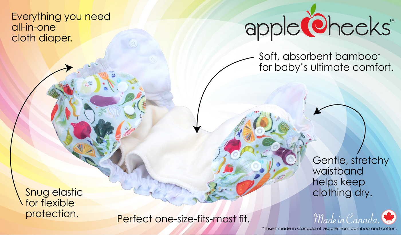 AppleCheeks Onesize All-In-One Nappy