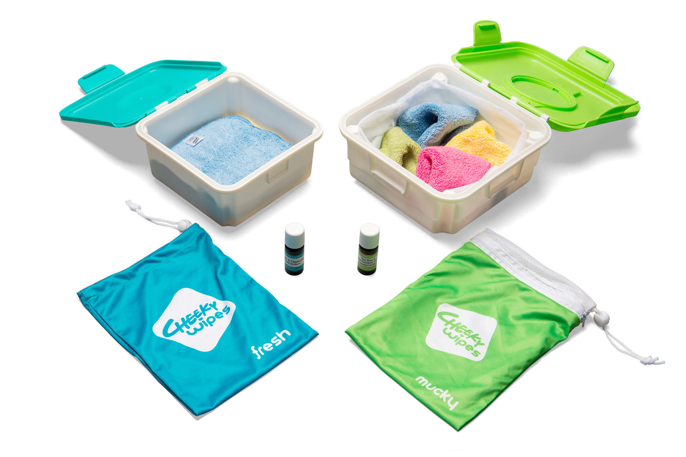 Cheeky Wipes - Complete Reusable Wipes Kit