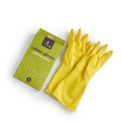 Ecoliving Natural Latex Rubber Gloves - Various Sizes