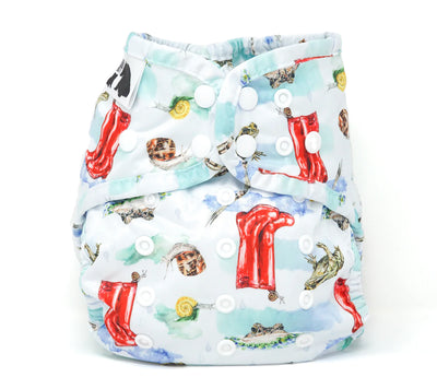 Bear Bott All in One Nappy - Bamboo