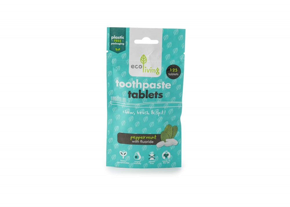 ecoLiving Toothpaste Tablets - 125 Tablets (2-Month Supply)